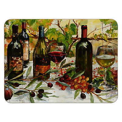Jason Products Wine Club Placemats, Set of 6 Jason Products Wine Club Placemats, Set of 6